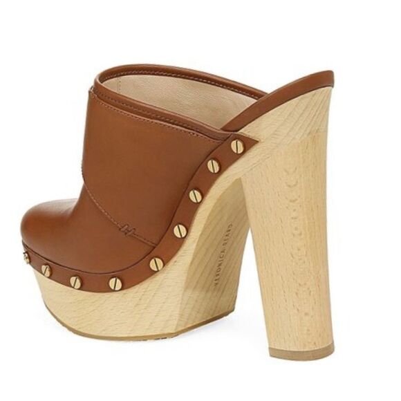 Veronica Beard Aken Leather Studded Clog New! - Picture 3 of 11